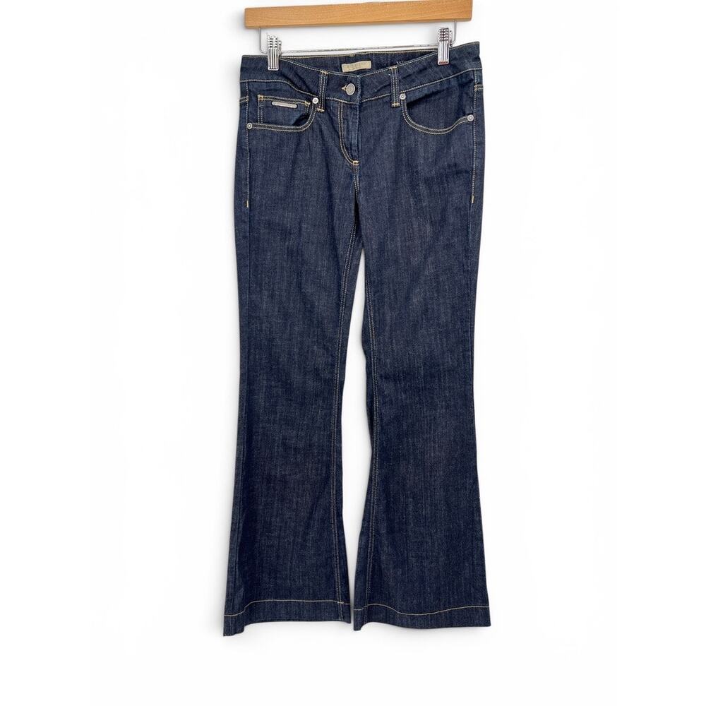 Burberry Brit Windsor Flare Leg Jeansโ Dark Wash Women's 28 Mid Rise